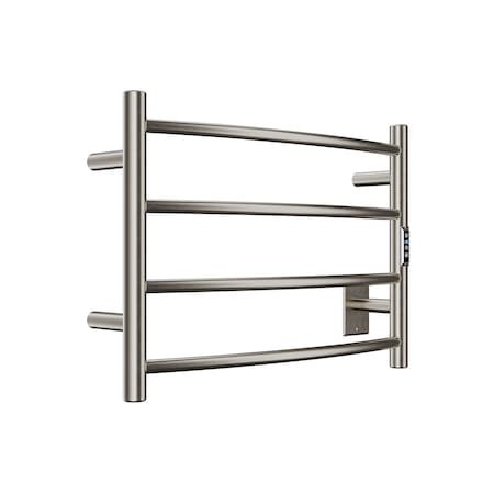 Anzzi Glow 4-Bar Electric Towel Warmer in Brushed Nickel TW-AZ018BN