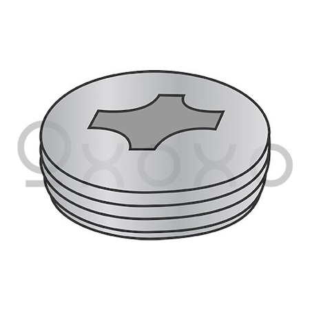 Oxoxo 1/2-14 Phillips Pipe Plug Die Cast Zinc Alloy, 1000PK 448869