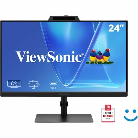 Viewsonic 24IN 1080P VIDEO CONFERENCING MONITOR WITH WINDOWS HELLO CERTIFIED IR 5MP WEBCAM VG2441V