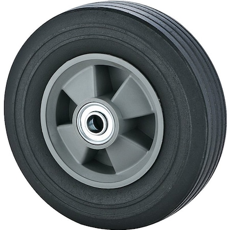 Prosource CWW005 Hand Truck Wheel, Nil, 8 x 214 in Tire, 134 in Dia Hub, Rubber CW/W-0051P