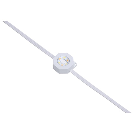 Satco Starfish 12 Watt 25 Foot LED Eave String Light Extension RGBTW White Finish 120V S11299