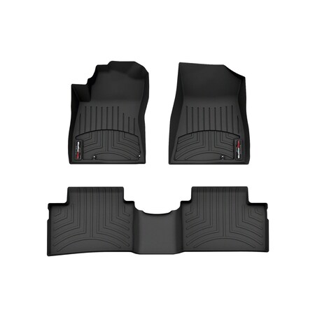 Weathertech Black, Front and Rear Floorliners 441776-1-3