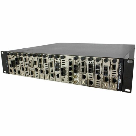 Transition Networks MEDIA CONVERTER CHASSIS- 19-SLOT CHASSISCH3 W/ DC PWR SUPPLY ION219-D