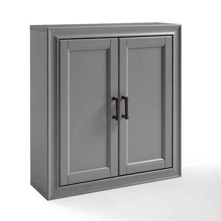 Crosley Tara Wall Mounted Storage Cabinet CF7012-GY