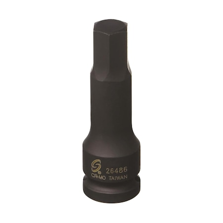Sunex 1/2 in Drive 9/16 in Hex Impact Socket 26486