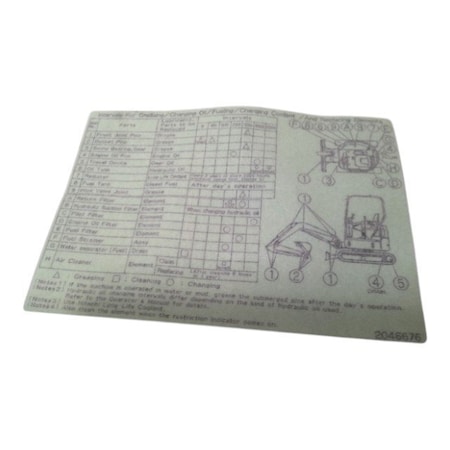 John Deere PLATE, OEM 2046676