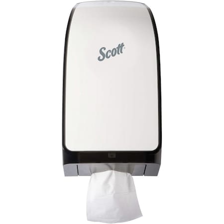 Scott Hygienic Bathroom Tissue Dispenser (40407), White, 7.00" x 5.72" x 13.33" (Qty 1) 40407
