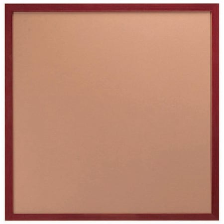 Aarco Architectural High Performance Cherry Wood Grained Look Al Trim Bulletin Board, 48H''x48''W DBW4848