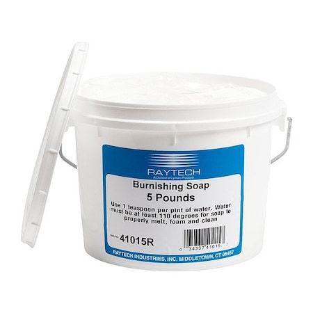Raytech Tumble Soap, Ceramilite, White, 5 lb 41015R