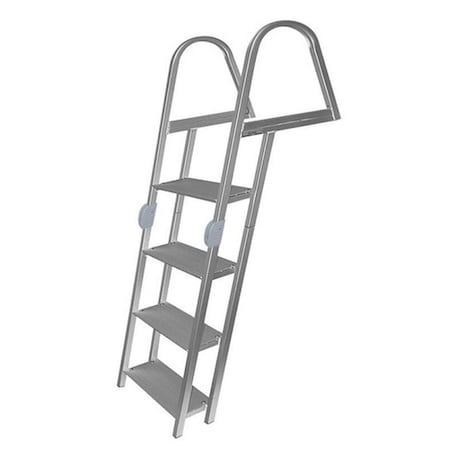 Jif Marine 7-Step Folding Ladder Aluminum with Mounting Hardware ERR7