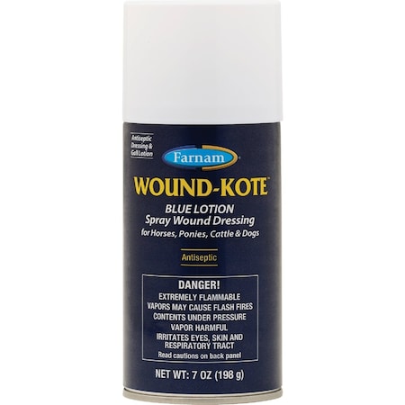 Farnam Wound-Kote 7 Oz. Blue Lotion Spray Wound Dressing 100550894