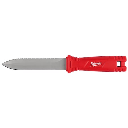 Milwaukee Tool Duct Knife, Serrated/Smooth, Blade 5 1/2 in L 48-22-1927