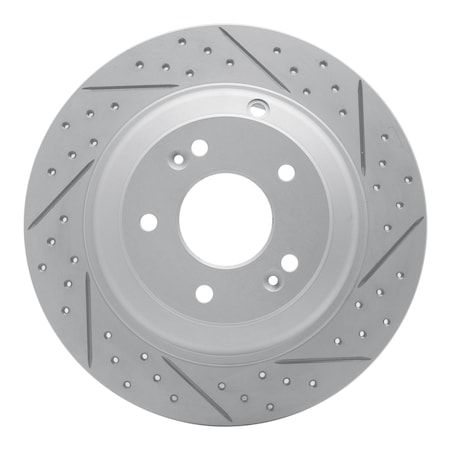 Dynamic Friction Co DFC Geoperformance Rotor - Drilled and Slotted 830-03033R