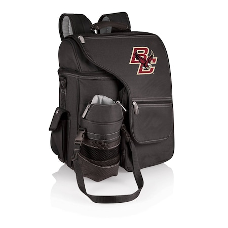 Picnic Time Family Of Brands NCAA Boston College Eagles Turismo Backpack Cooler with Water Bottle CarrierBlack 641-00-175-054-0