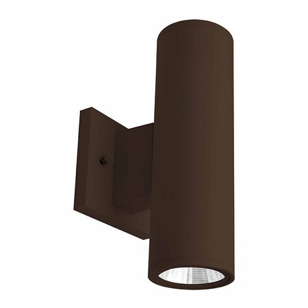 Westgate 2in WALL CYL. U/D 2X6W 30K/40K/50K DIM. - BRONZE, 12W, 3000K/4000K/5000K, Oil-rubbed bronze WMC2-UDL-MCT-BR-DT