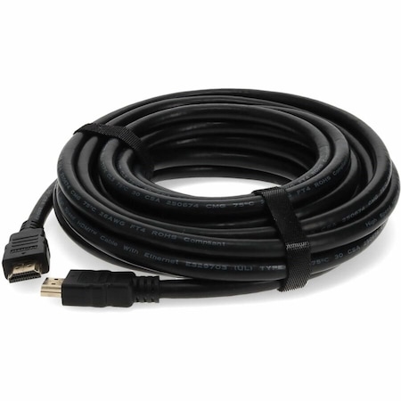 Add-On Addon 5 Pack Of 6.10M (20.00Ft) Hdmi Male To Male Black Cable HDMIHSMM20-5PK