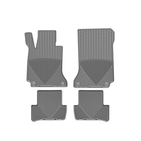 Weathertech Grey, Front and Rear All Weather Floor Mats MB W204 G