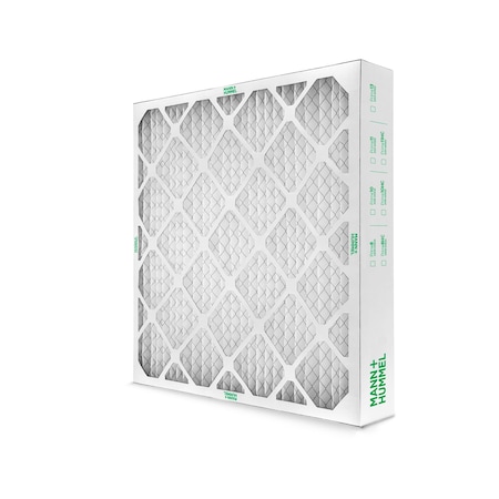 Mann+Hummel 20x25x4 Pleated Air Filter, Standard Capacity, Synthetic Fibers, MERV 8, 1.0 to 3.0 Micron 21208-042025