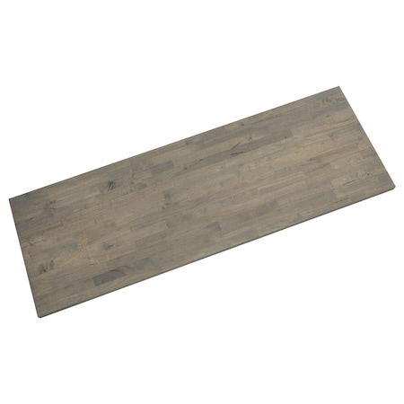 Msi Hevea Prestain Chalk 6 Ft L X 25 In D X 15 In T  Butcher Block Countertop ZOR-BUB-0002