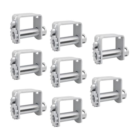 Mytee Products 8 Pk LL Sliding Winch 5500 lbs WLL - Standard Profile Winch Slider for LL Track, 8PK WinchS-Zx8