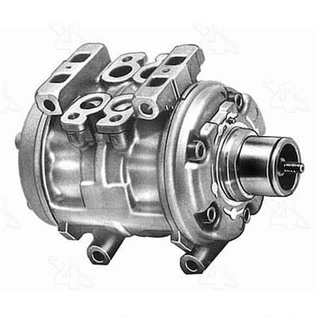 4-Seasons AC Compressor with Clutch for 1986-1989 Mitsubishi Mighty Max 57313
