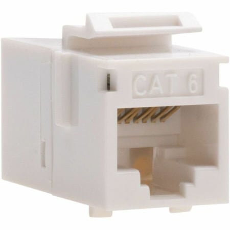 Platinum Tools CAT6 KEYSTONE COUPLER, F TO F, WHITE UTP. 1/BAG. 768WH-1