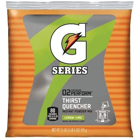 Gatorade Thirst Quencher Instant Powder Sports Drink Mix, Powder, Lemon Lime, 21 oz Pack 03969