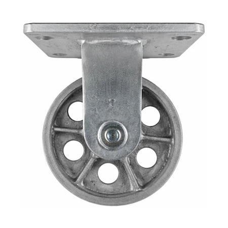 Hyw Products Heavy Duty Caster 6in x 3in Steel Wheel - Rigid 53-60R-A1-SS