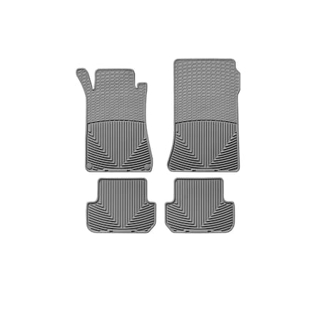Weathertech Grey, Front and Rear All Weather Floor Mats MB W209 G