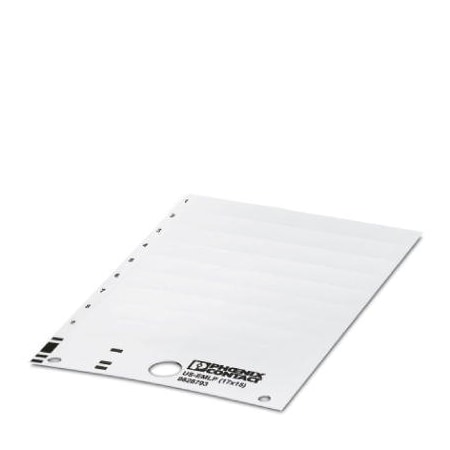 Phoenix Contact US-EMLP 17X15 Plastic label Card 0828793
