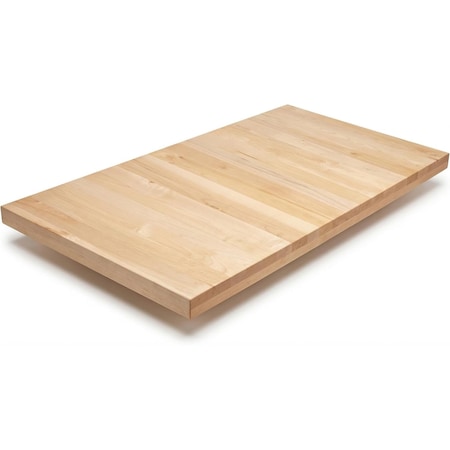 Amgood 24 in. x 48 in. x 1.5 in. Solid Maple Butcher Block Countertop AMG MWTT-2448T-Z