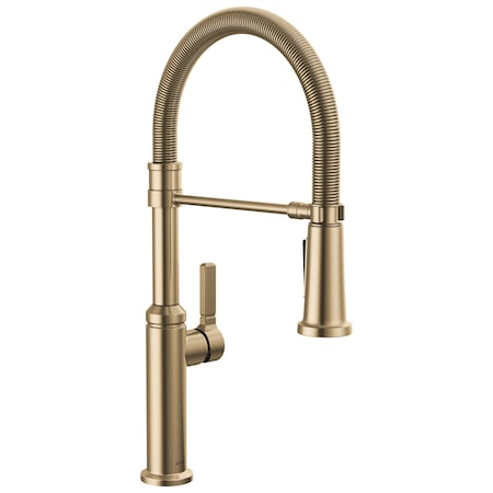 Delta Rhett Single Handle Pull-Down Spring Kitchen Faucet 18829-CZ-DST