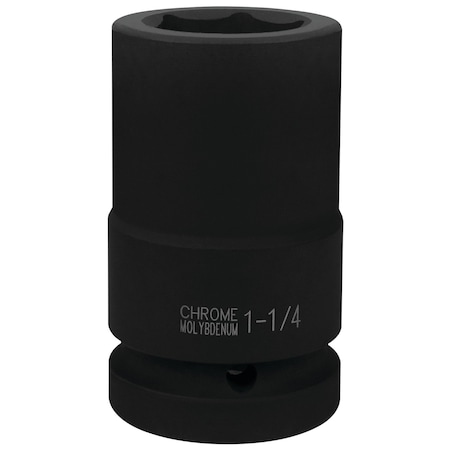 Performance Tool 1 in. Dr. Impact Socket, 6 pt Deep Socket Chrome Moly M747-20