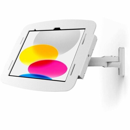 Compulocks iPad Air 10.9IN 4-5th Gen Space Enclosure Swing Wall Mount White 827W109IPDSW