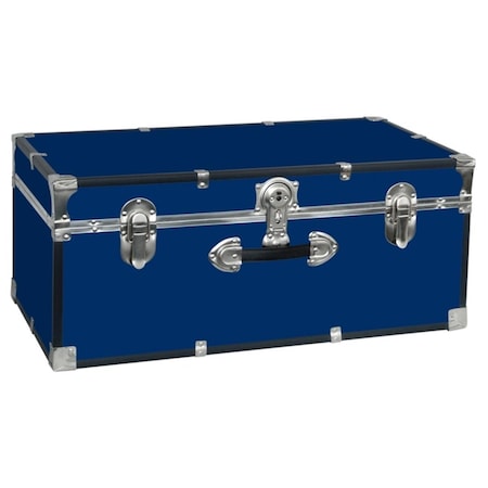 Back2Basics 5120-40 BLUE Collegiate 30 in. Footlocker Trunk - Blue BA2458755