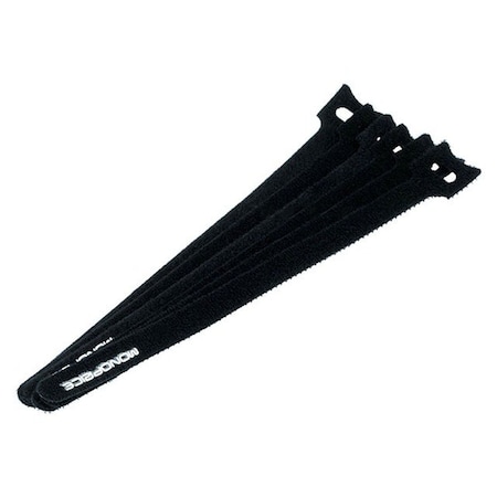 Monoprice Cable Tie, 9 in L, Black, 50 PK 6464