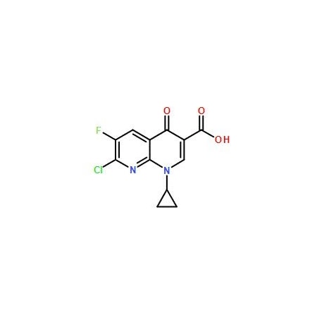 Ak Scientific 1-Cyclopropyl-6-fluoro-7-chloro-4-oxo-1, 4-dihydro-1, 8-napthyridine-3-carboxylic acid (1g), CAS 1003 R369-1g