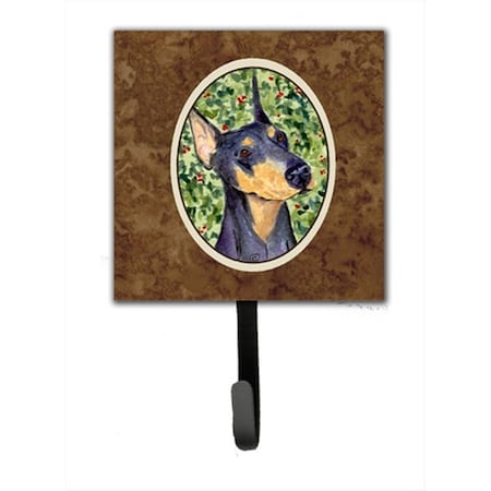 Carolines Treasures 4.25 x 6 in. Doberman Leash Or Key Hook SS8812SH4