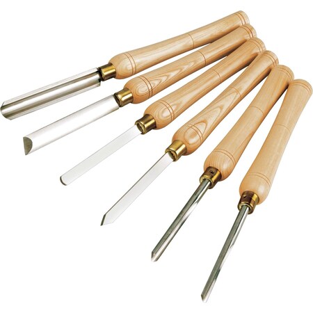 Shop Fox 6 pc. HSS Lathe Chisel Set D3787