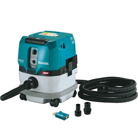 Makita Cordless Dry Dust Extractor, 67 dBA, 40 V GCV02ZU