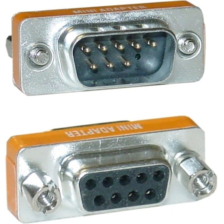 Cable Wholesale Mini Null Modem Adapter- DB9 Male to DB9 Female 31D1-28200