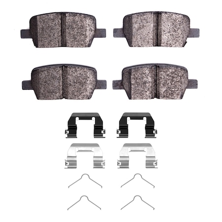 Dfc 5000 Euro Ceramic Disc Brake Pad Set, 1600-1914-01