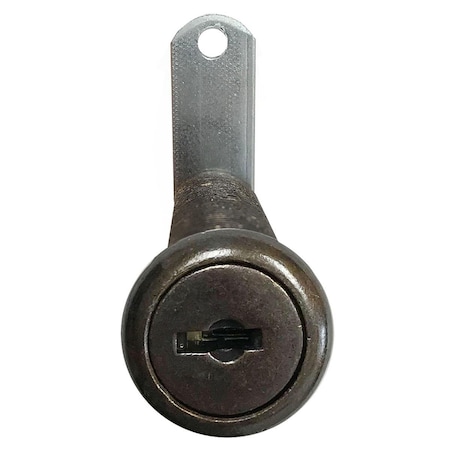 National Lock Key 413 0.81 in. Disc Flex Function Cam Lock - Antique Brass N8061 04G 413