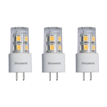 Bulbrite 15-Watt Equivalent JC Non-Dimmable Bi-Pin (G4) LED Light Bulb Soft White Light, 2PK 861510