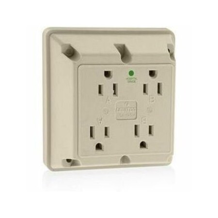 Leviton Four-In-One Receptacles 15 Amp, 125 Volt 1254-HI