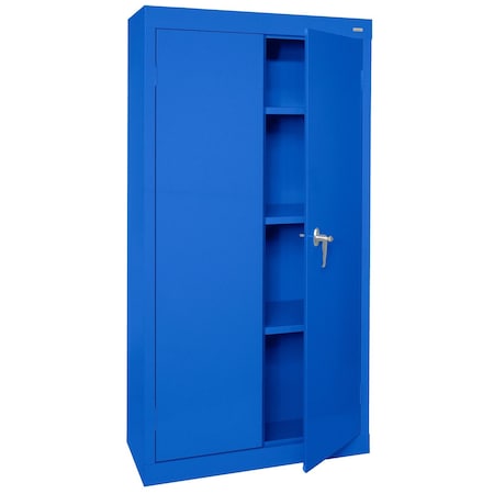 Sandusky Shelf Cabinet, 66 in H, 30 in W, 18 in D, Swing, Cam lock, 3 Shelves VF31301866-06