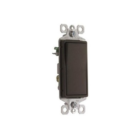 Legrand radiant Rocker Switch, 15 A, 120/277 VAC, Screw Terminal, Thermoplastic Housing Material TM873DBCC10