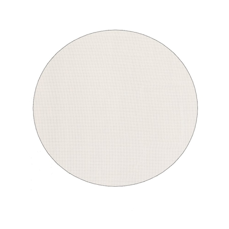 Homeroots 6' Round Beige Non Slip Rug Pad 388113