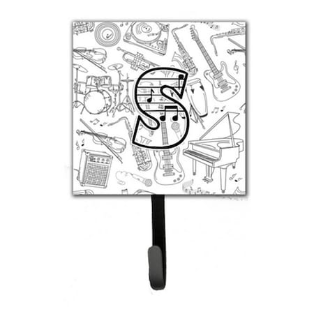 Carolines Treasures Letter S Musical Note Letters Leash and Key Holder CJ2007-SSH4
