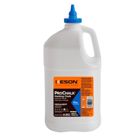 Keson Marking Chalk, Blue, Permanent, 5 lb PM105BLUE
